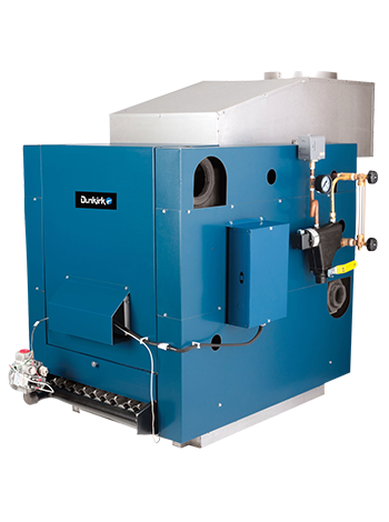 Dunkirk D250 Commercial Steam Gas Boiler — floor-standing cast-iron